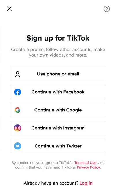 tikok有哪些注册方法，以及注册步骤
