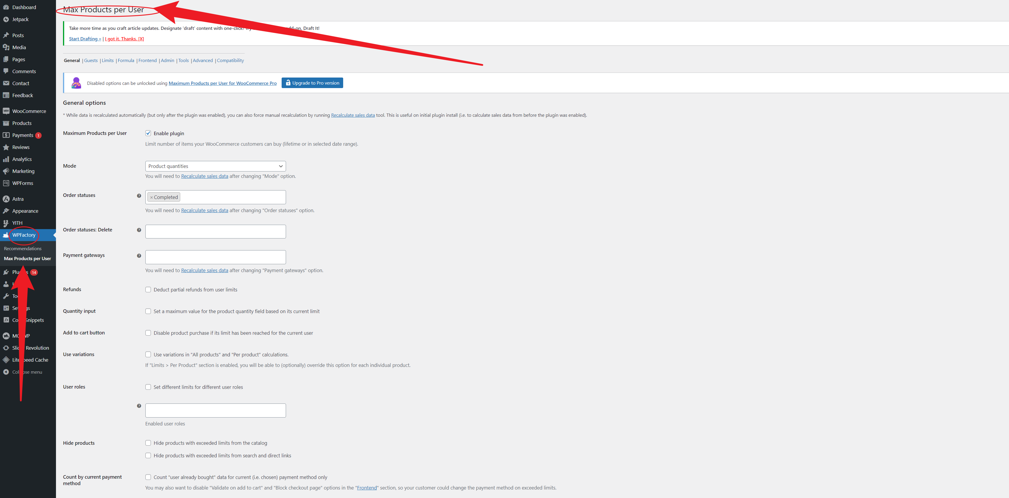 2024102307553268 如何在 WooCommerce 中设置每个用户的最大产品数量?