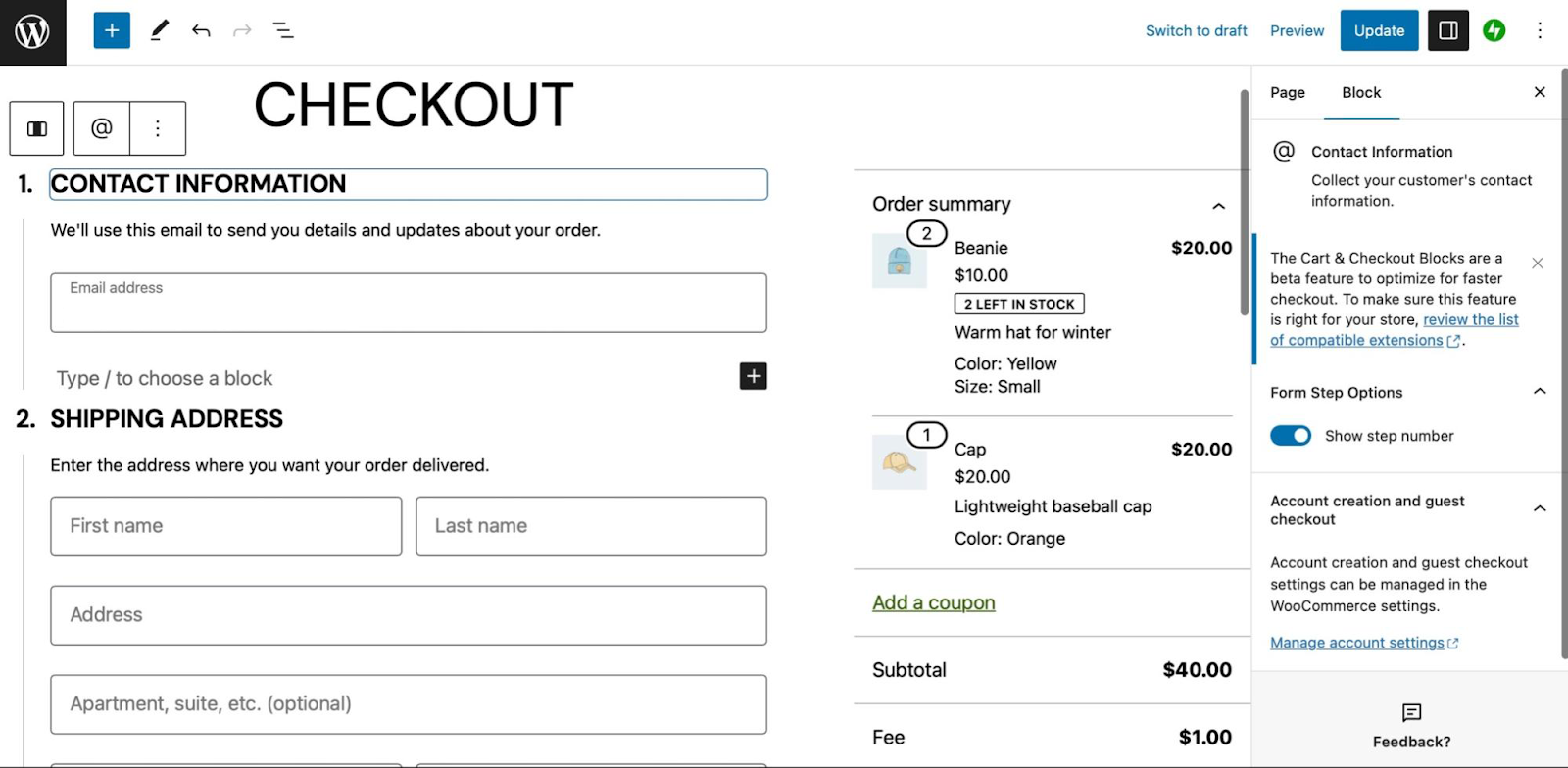20241219110454217-image 如何自定义 WooCommerce 结帐页面并添加其他字段