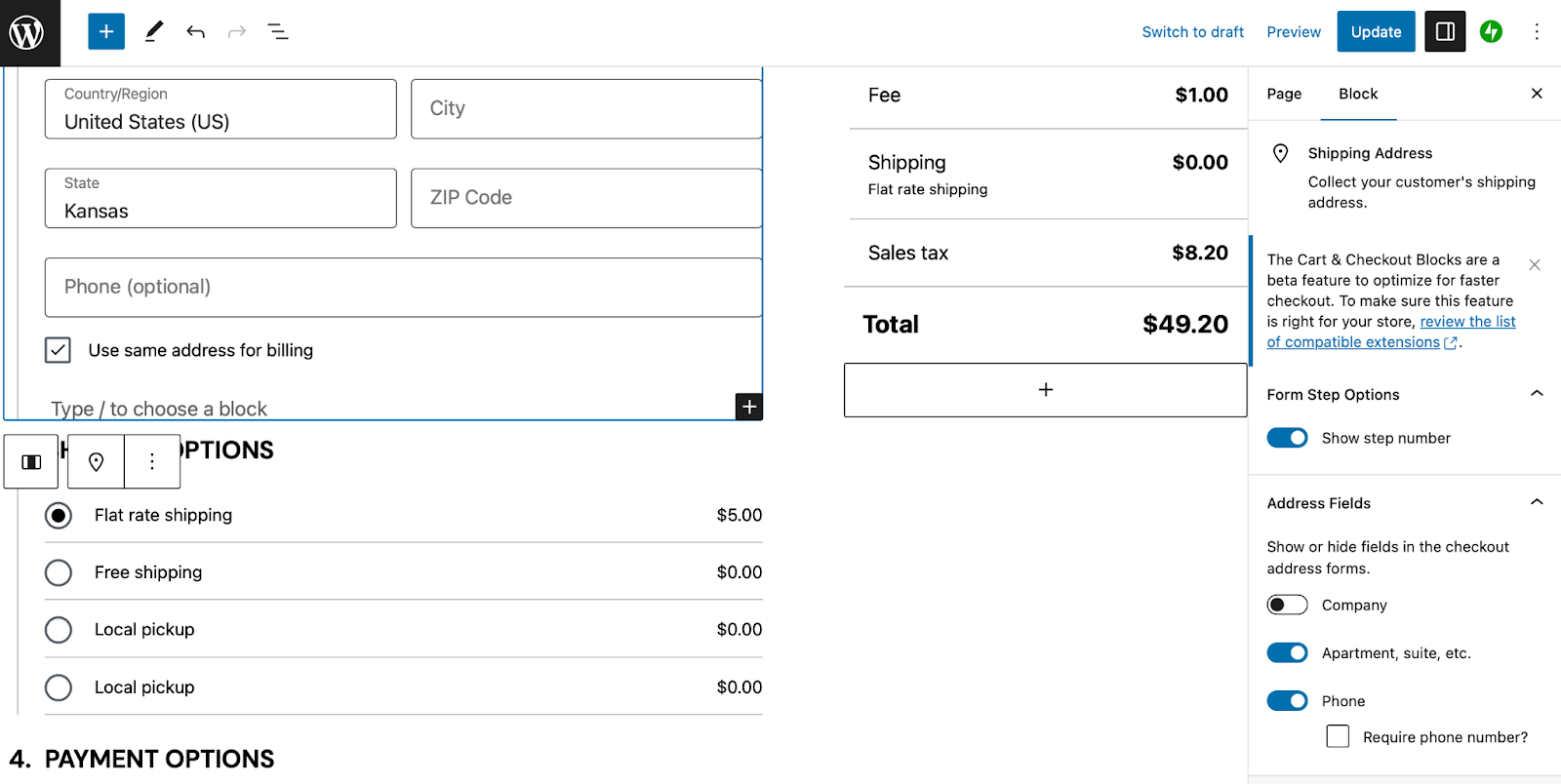 20241219110520624-image 如何自定义 WooCommerce 结帐页面并添加其他字段