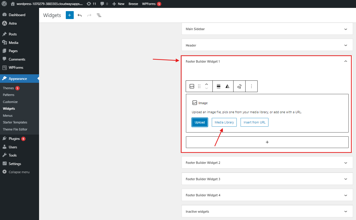 Select-a-Widget-Location 如何在 WordPress 上创建自定义小部件