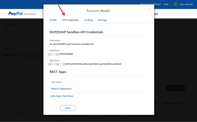 API-credentials-PayPal-Standard API-credentials-PayPal-Standard