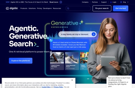 Algolia — AI电商站内搜索与商品发现智能平台