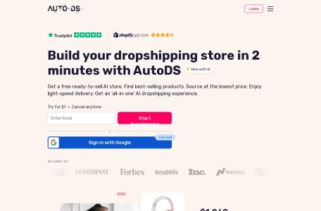 AutoDS — AI全自动Dropshipping运营与供应链管理平台