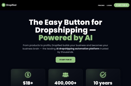 Dropified — Dropshipping选品导入与订单自动化工具