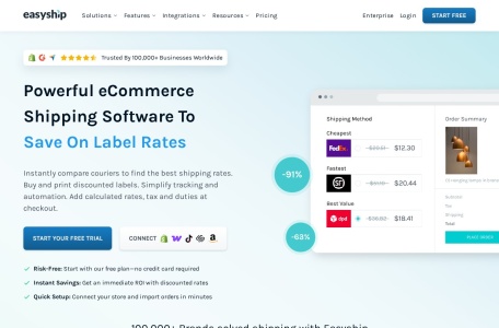 Easyship — AI跨境物流管理平台与全球物流比价工具