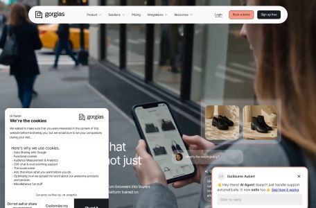 Gorgias — Shopify DTC品牌AI客服与订单管理平台