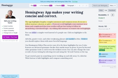 Hemingway Editor