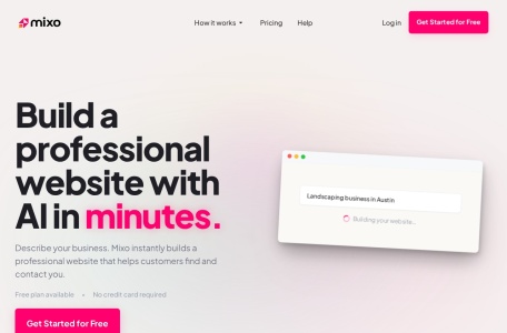Mixo — AI秒级落地页生成与Idea验证建站平台