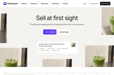 Photoroom — AI商品照片编辑与背景生成平台