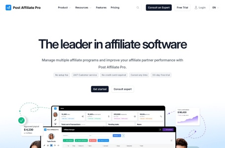 Post Affiliate Pro — 自托管/云端联盟营销追踪软件