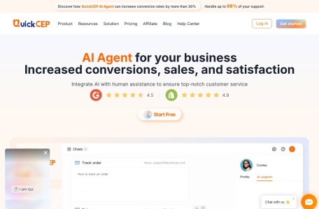 QuickCEP — AI跨境电商智能客服与购物助手
