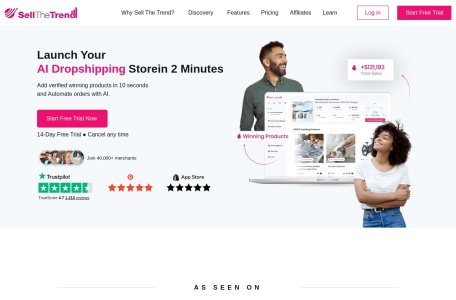 Sell The Trend — AI选品与Dropshipping自动化平台