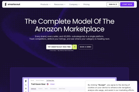 SmartScout — 亚马逊品牌卖家与类目市场数据分析平台